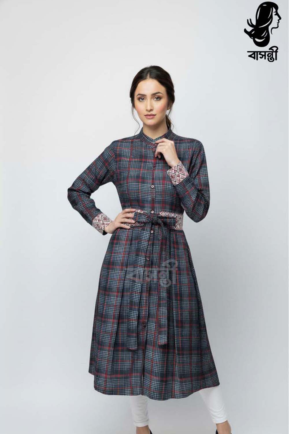 5 Flannel Kurti - Image 1