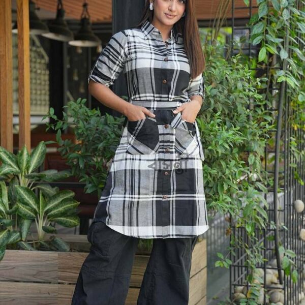 Flannel Kurti