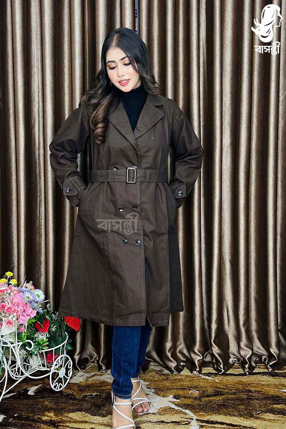 4 গ্যাবার্ডিন ওভারকোট - Image 1